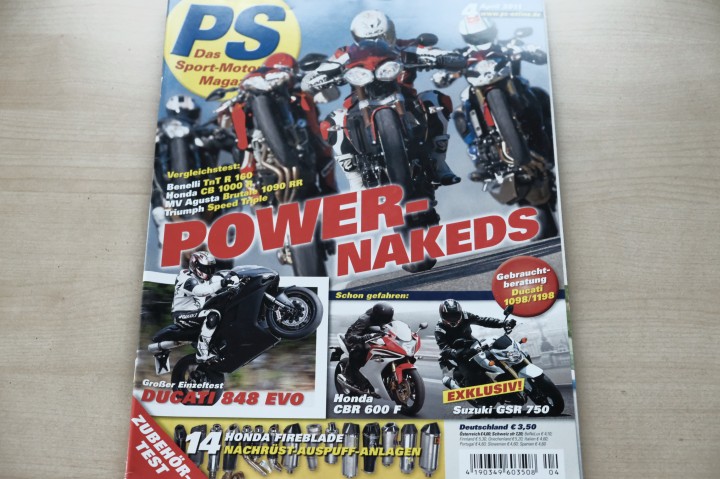 Deckblatt PS Sport Motorrad (04/2011)
